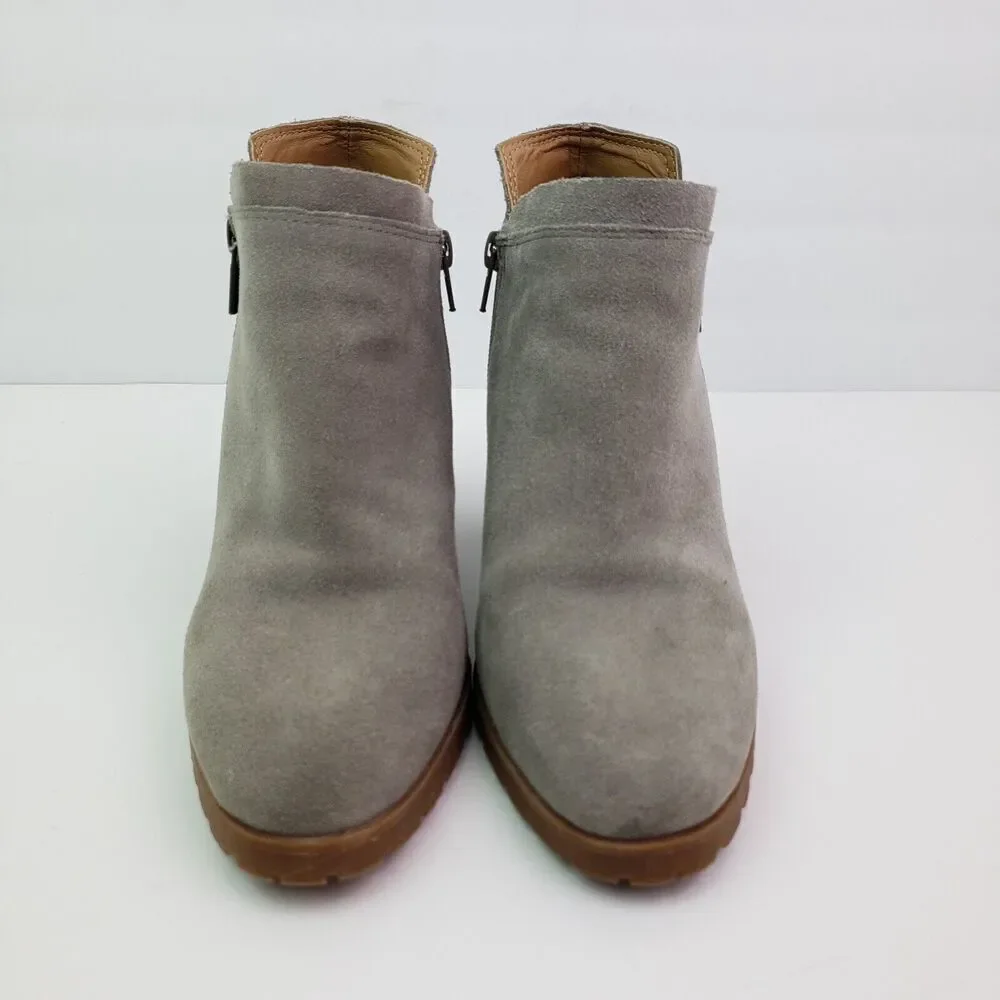 Lucky Brand Noryn Womens Size 7.5 Gray Suede Leather 3